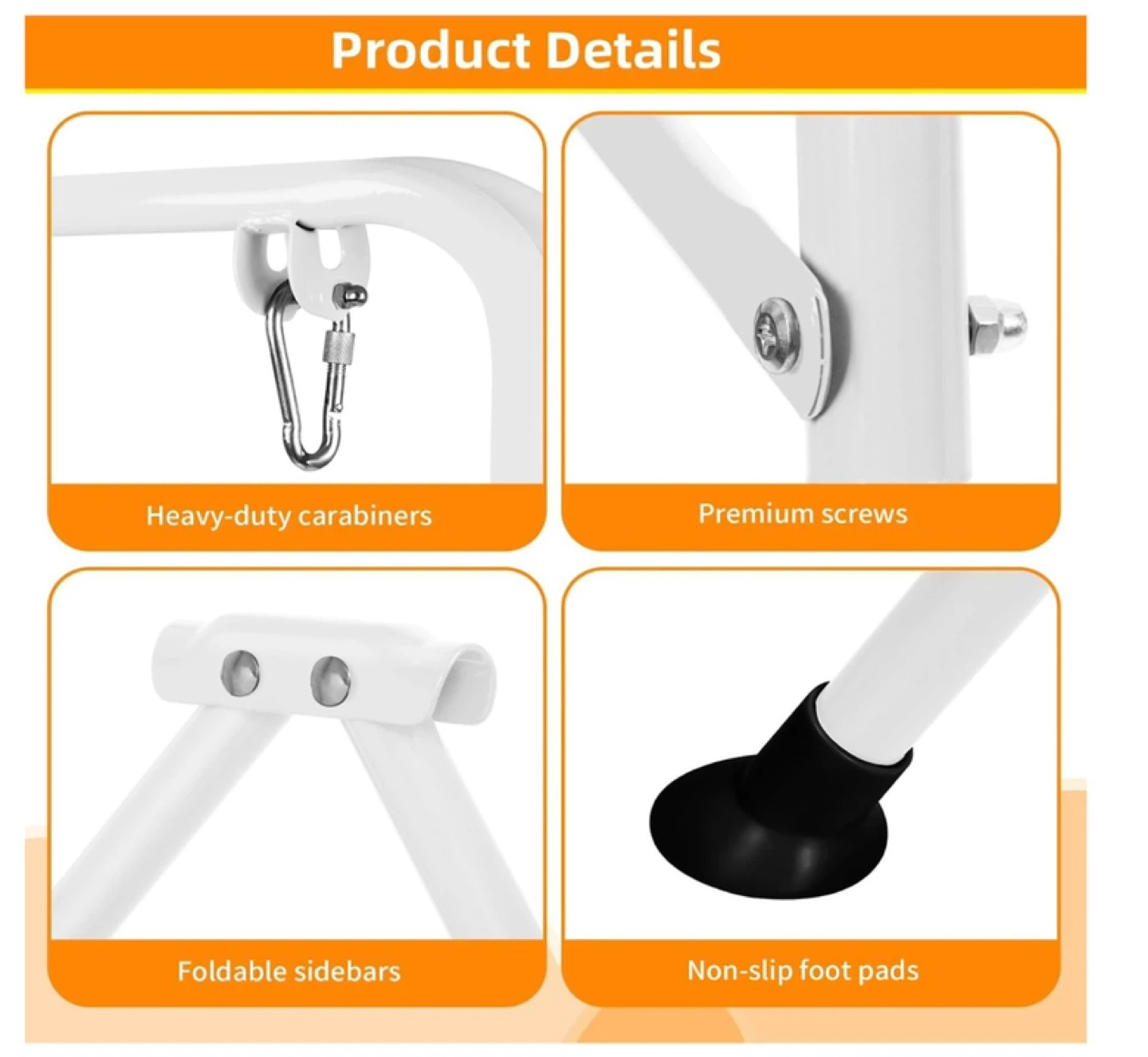 New White Metal Swing Stand Frame - photo 3