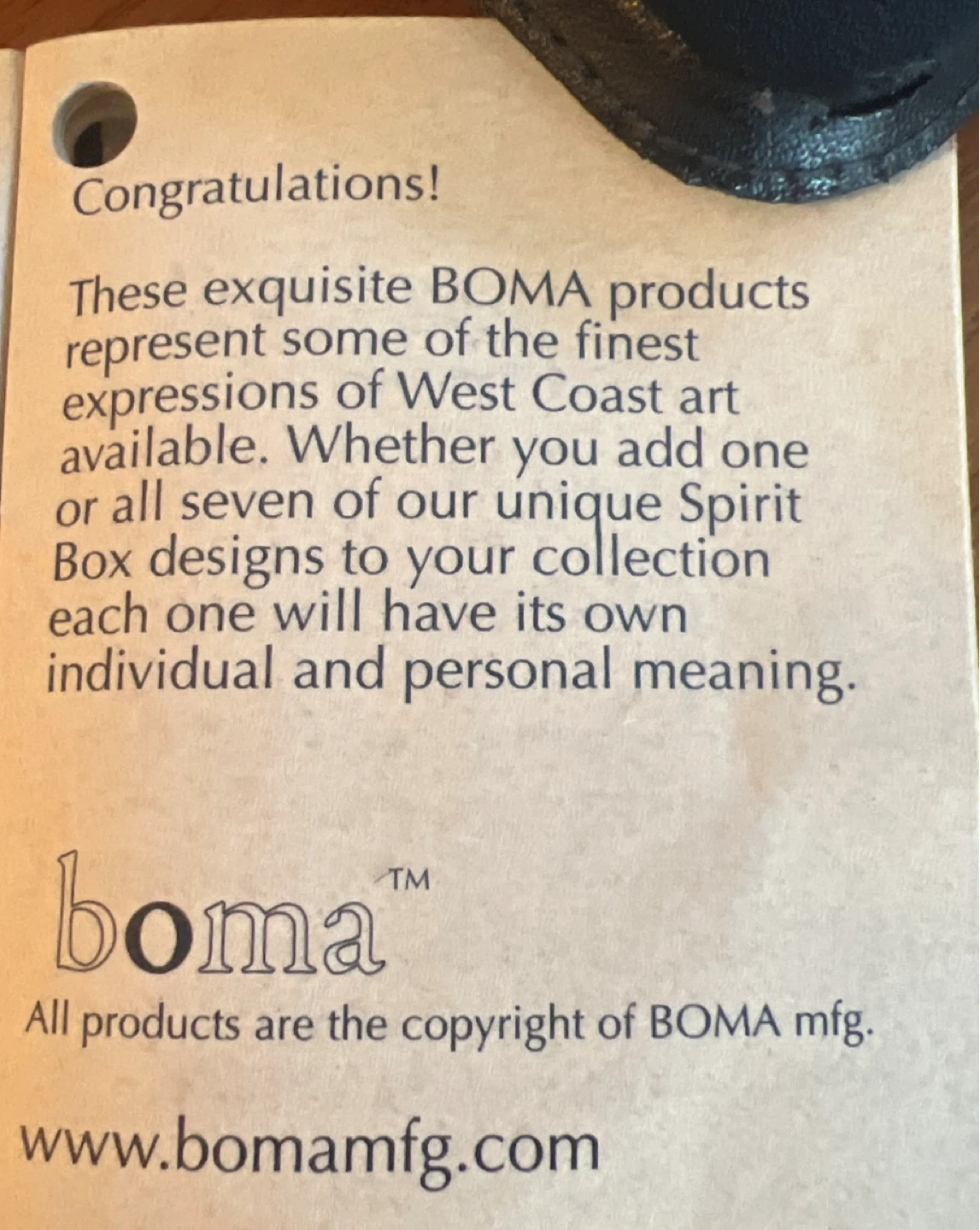 Boma Spirit Box - Indigenous Art Inspired Carving - photo 2