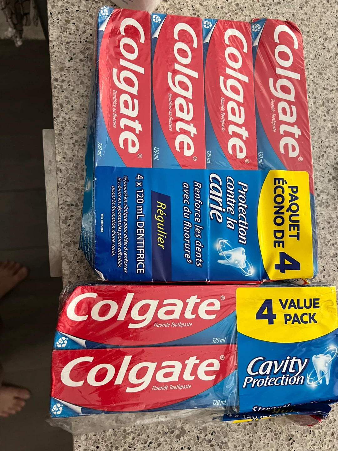 Colgate Cavity Protection Toothpaste - 4 Value Pack (4 x 120 mL)