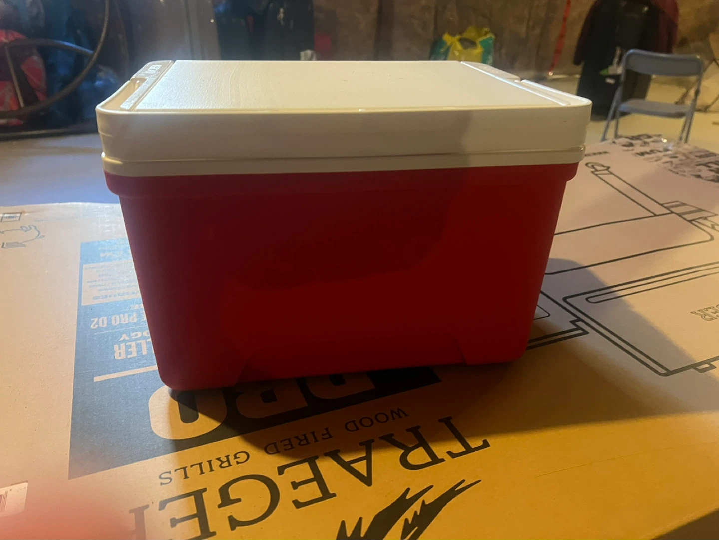 Red Cooler Box