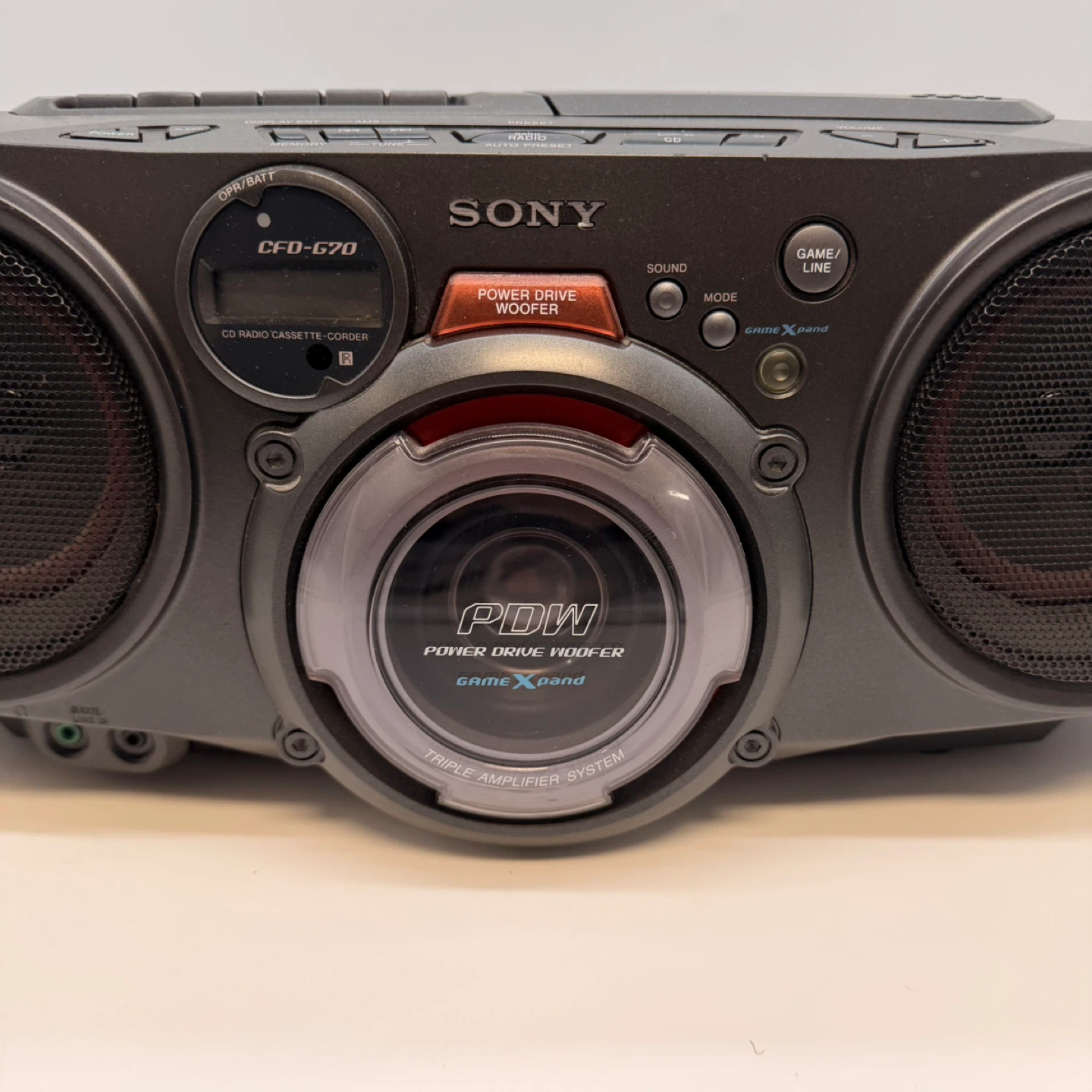 Sony CFD-G70 Boombox CD Cassette AM/FM Radio - photo 2
