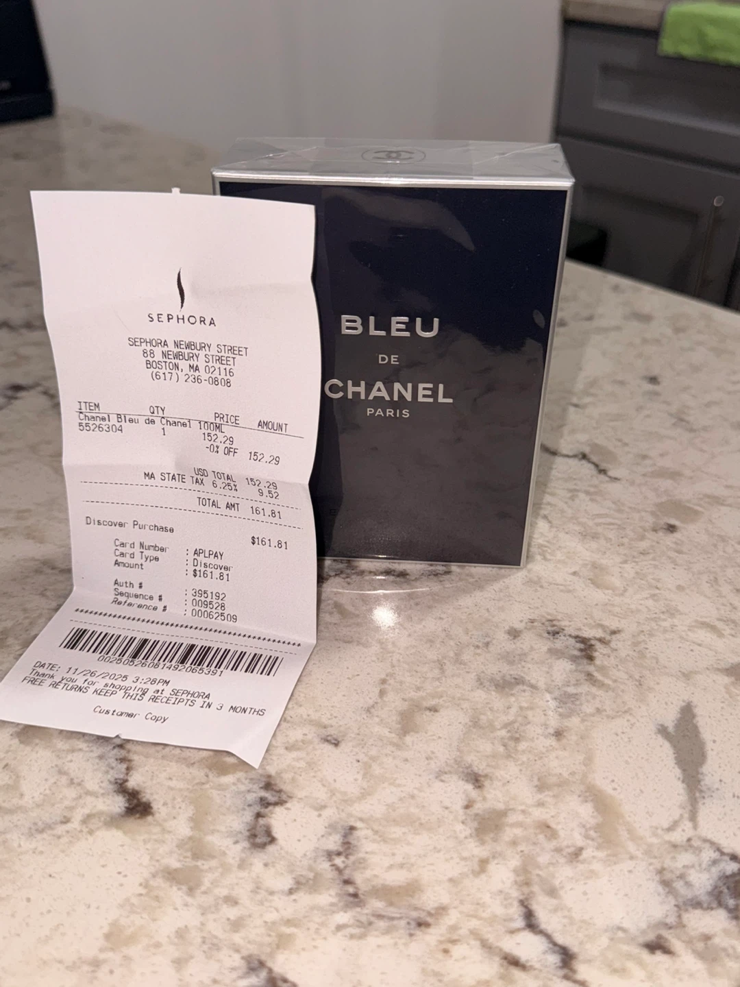 Chanel Bleu de Chanel Eau de Toilette Pour Homme 100ml