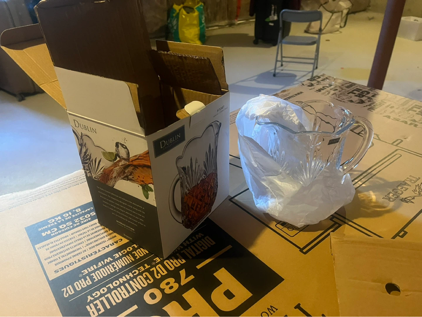 Dublin Crystal Beverage Pitcher