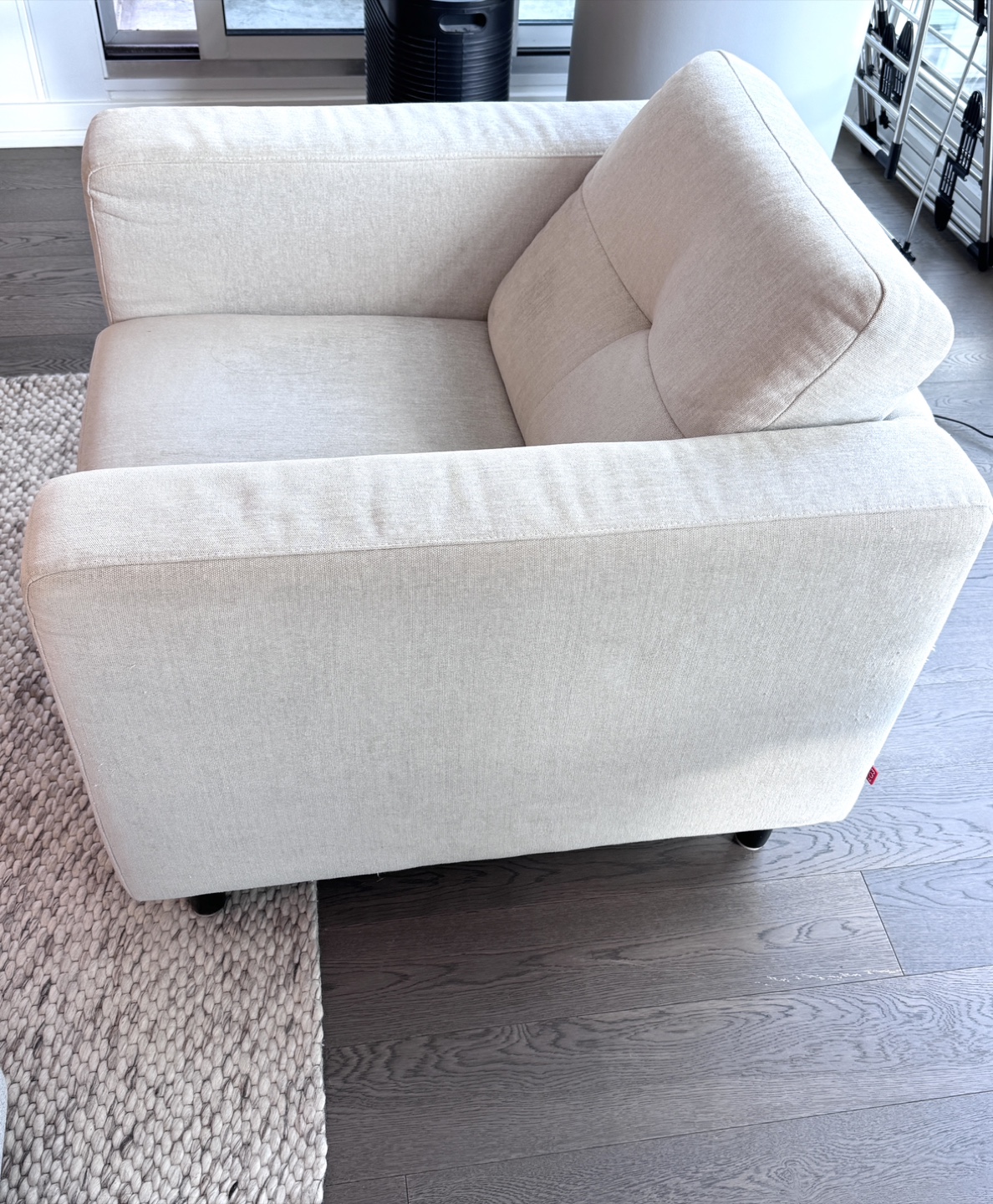 Cream Fabric Armchair (EQ3) - photo 2