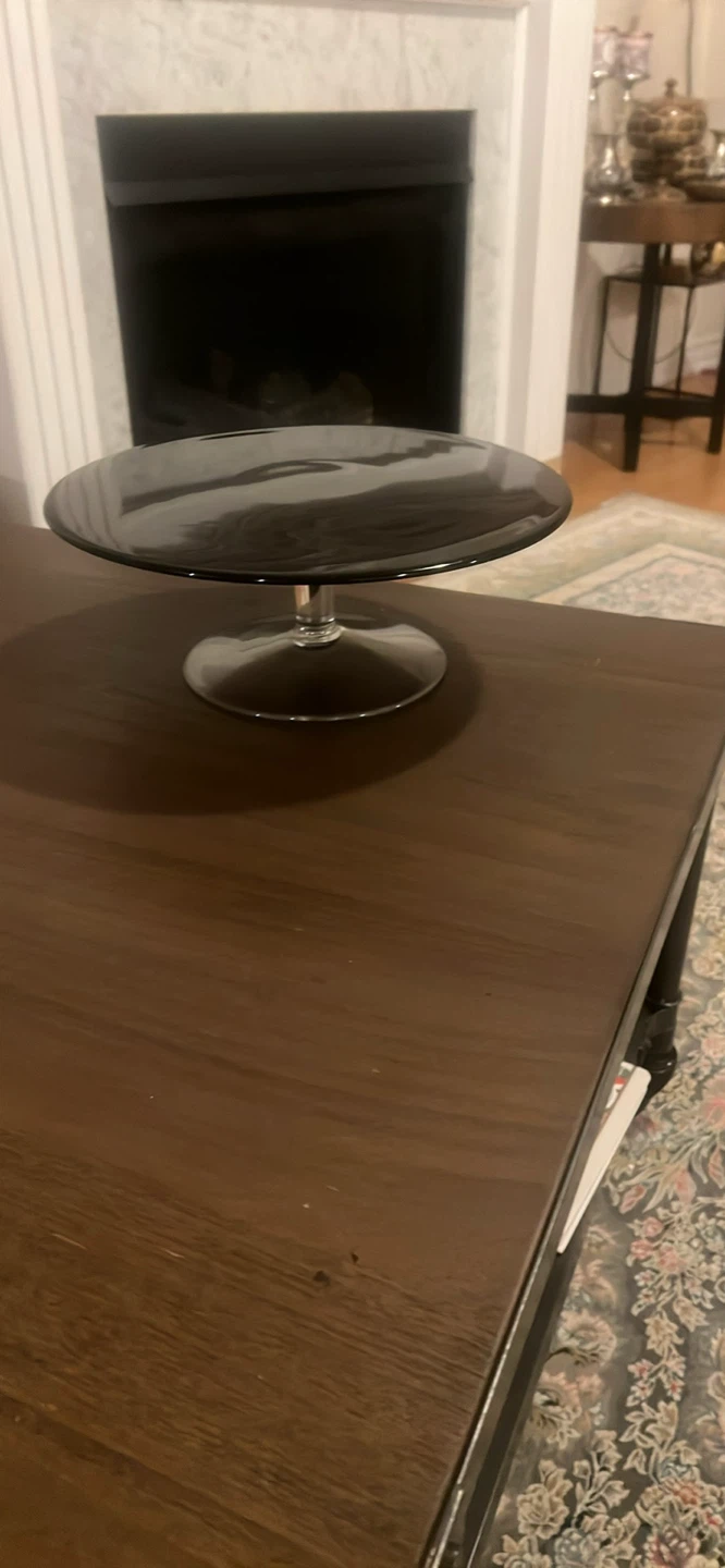 Black Cake Stand with Silver Base - photo 4