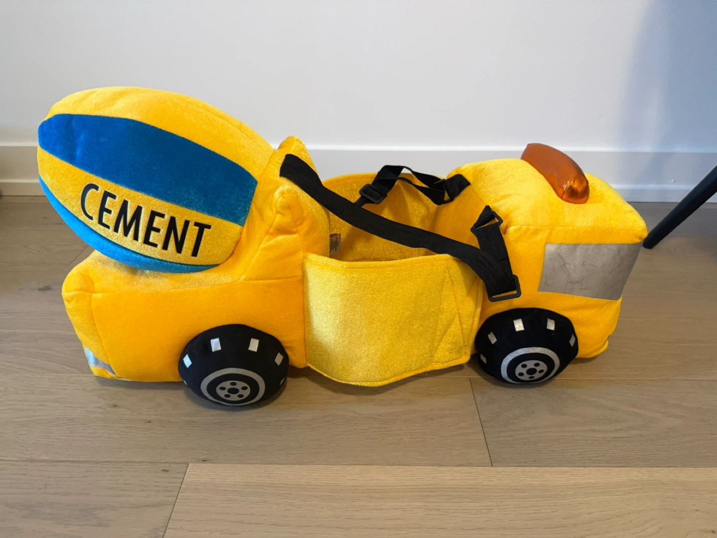 Yellow Cement Truck Costume for Kids (Size 3-7)