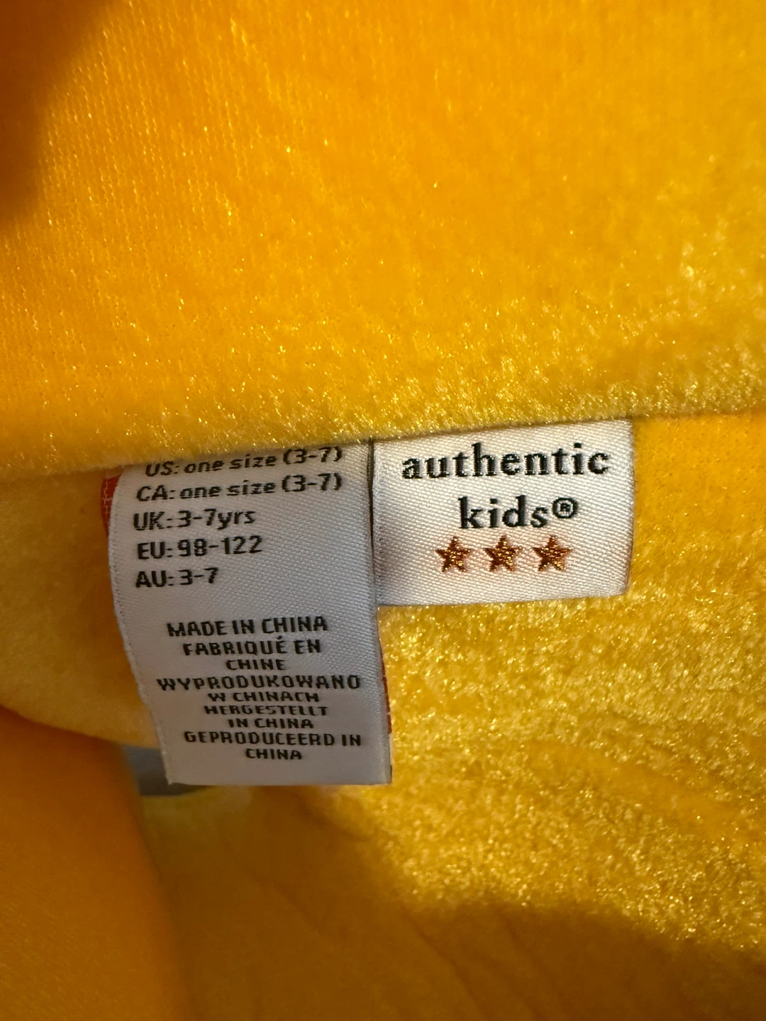 Yellow Cement Truck Costume for Kids (Size 3-7) - photo 3