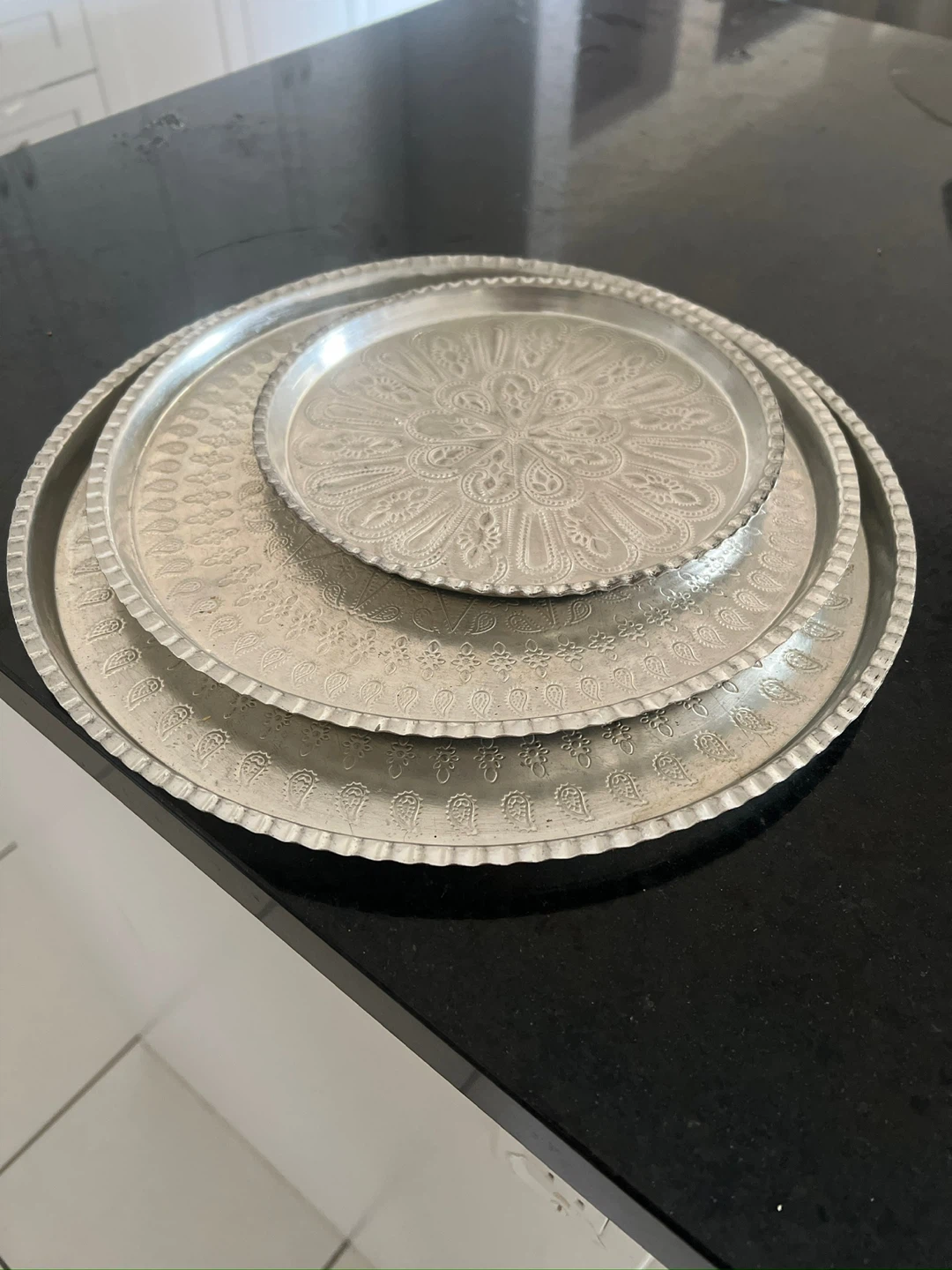 3copper trays