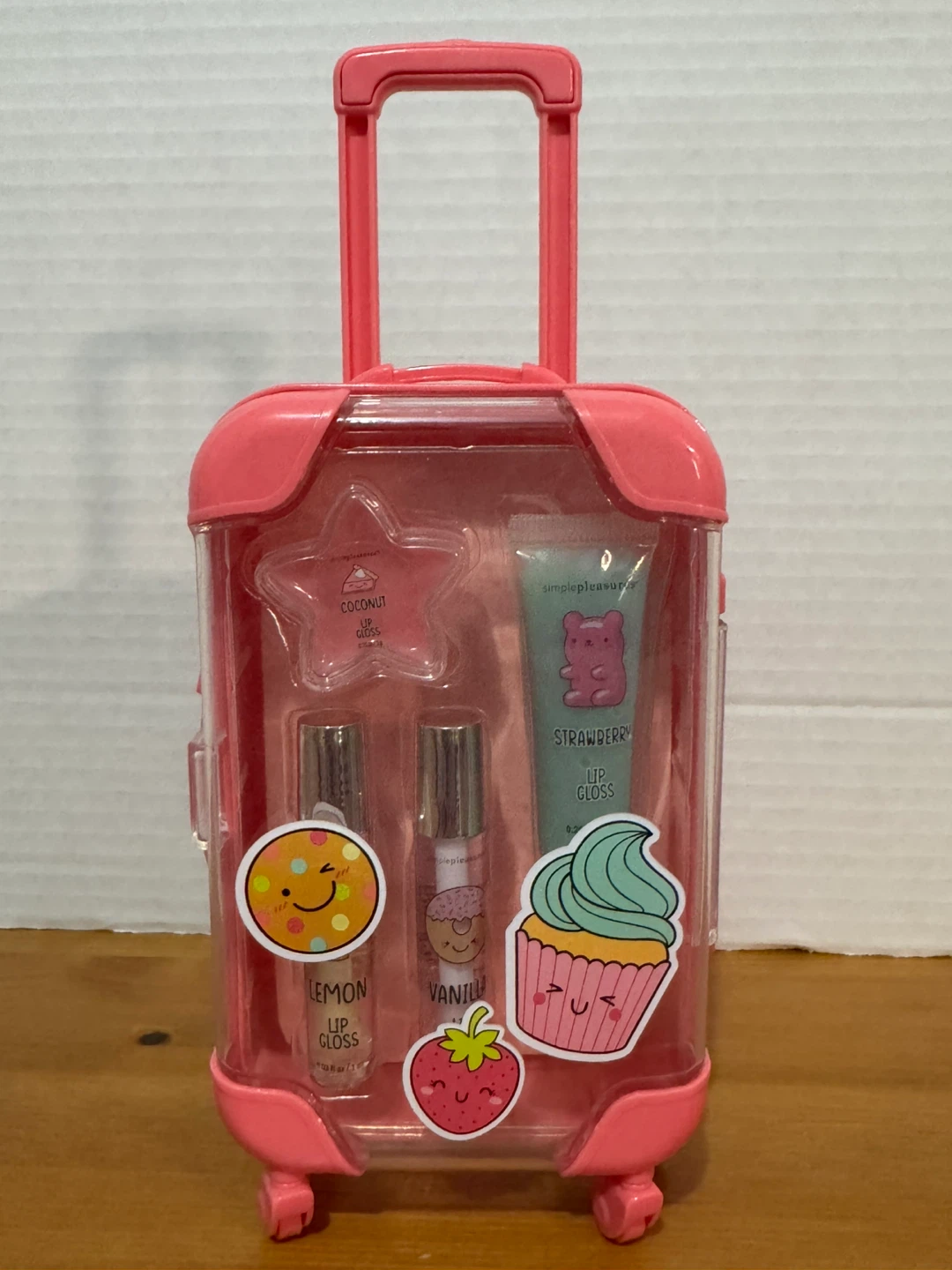 Kawaii Lip Gloss Suitcase Set