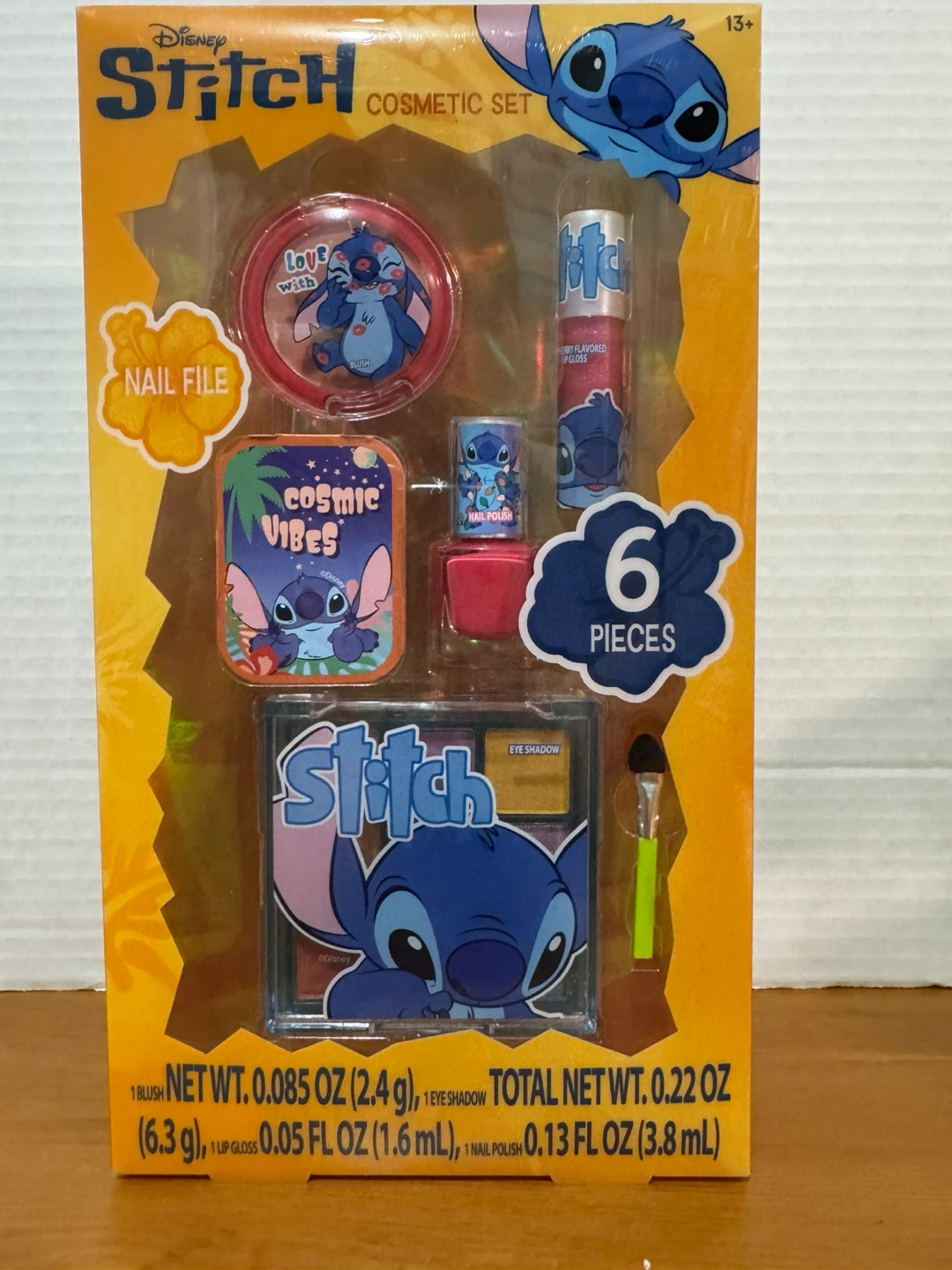 Disney Stitch 6 Piece Cosmetic Set