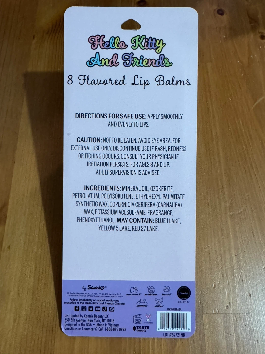 Hello Kitty And Friends 8 Flavored Lip Balms - photo 2