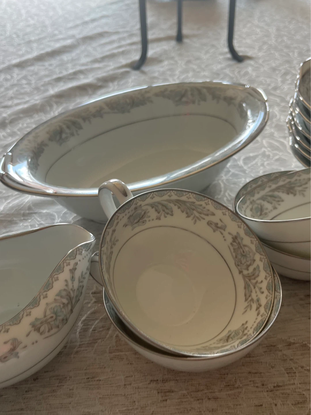 Vintage Noritake Bone China Dinnerware Set - photo 5