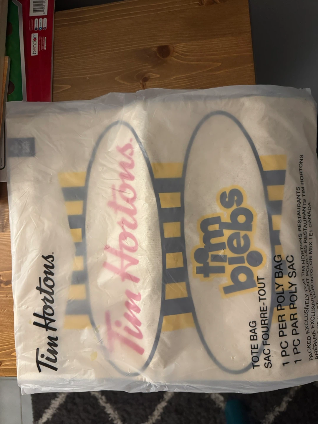 Tim Hortons x Tim Biebs Tote Bag