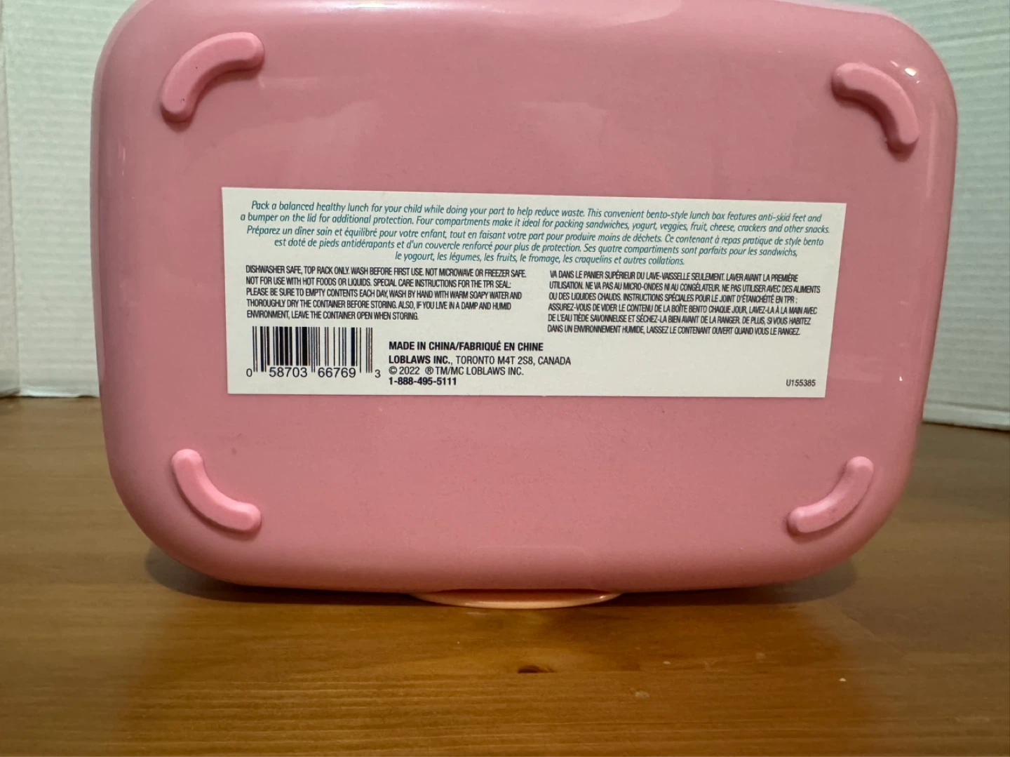President's Choice Pink Bento Box - photo 3