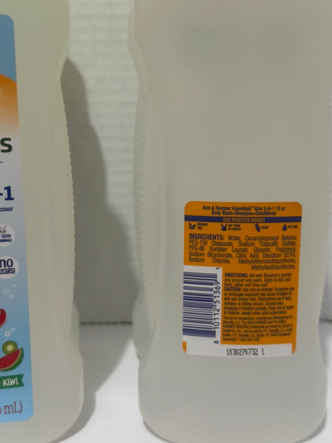 Arm & Hammer Kids 3-in-1 Body Wash Shampoo Conditioner 15 oz - photo 2