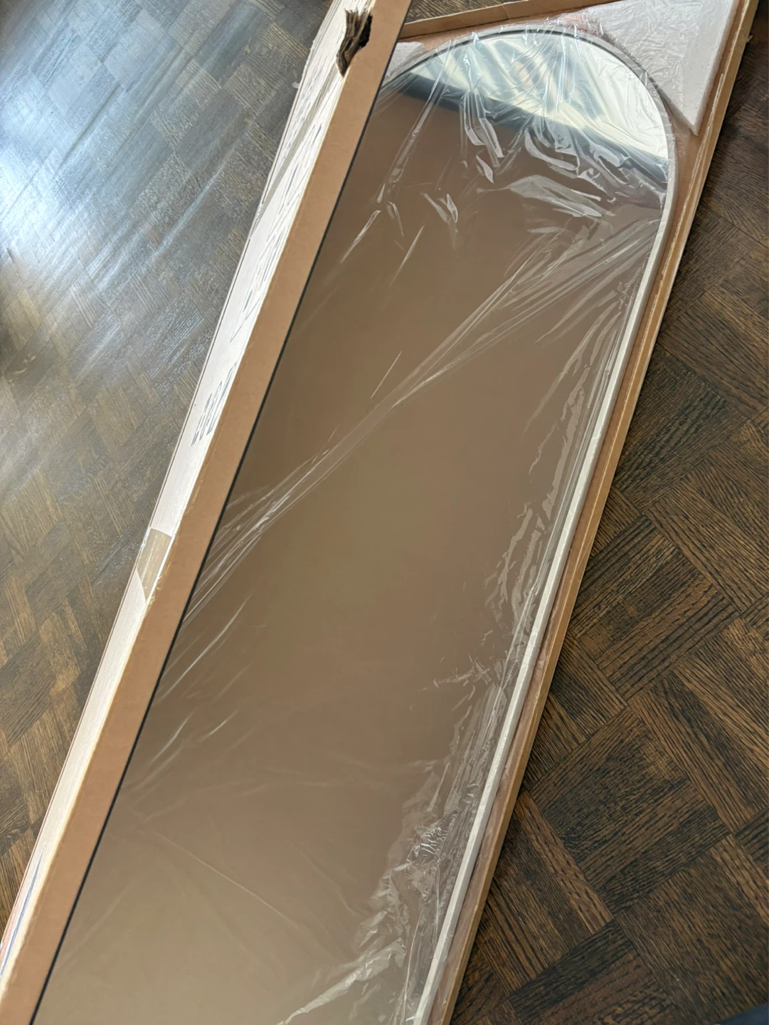 Arched Full Length Mirror 64”*21”- White - photo 4