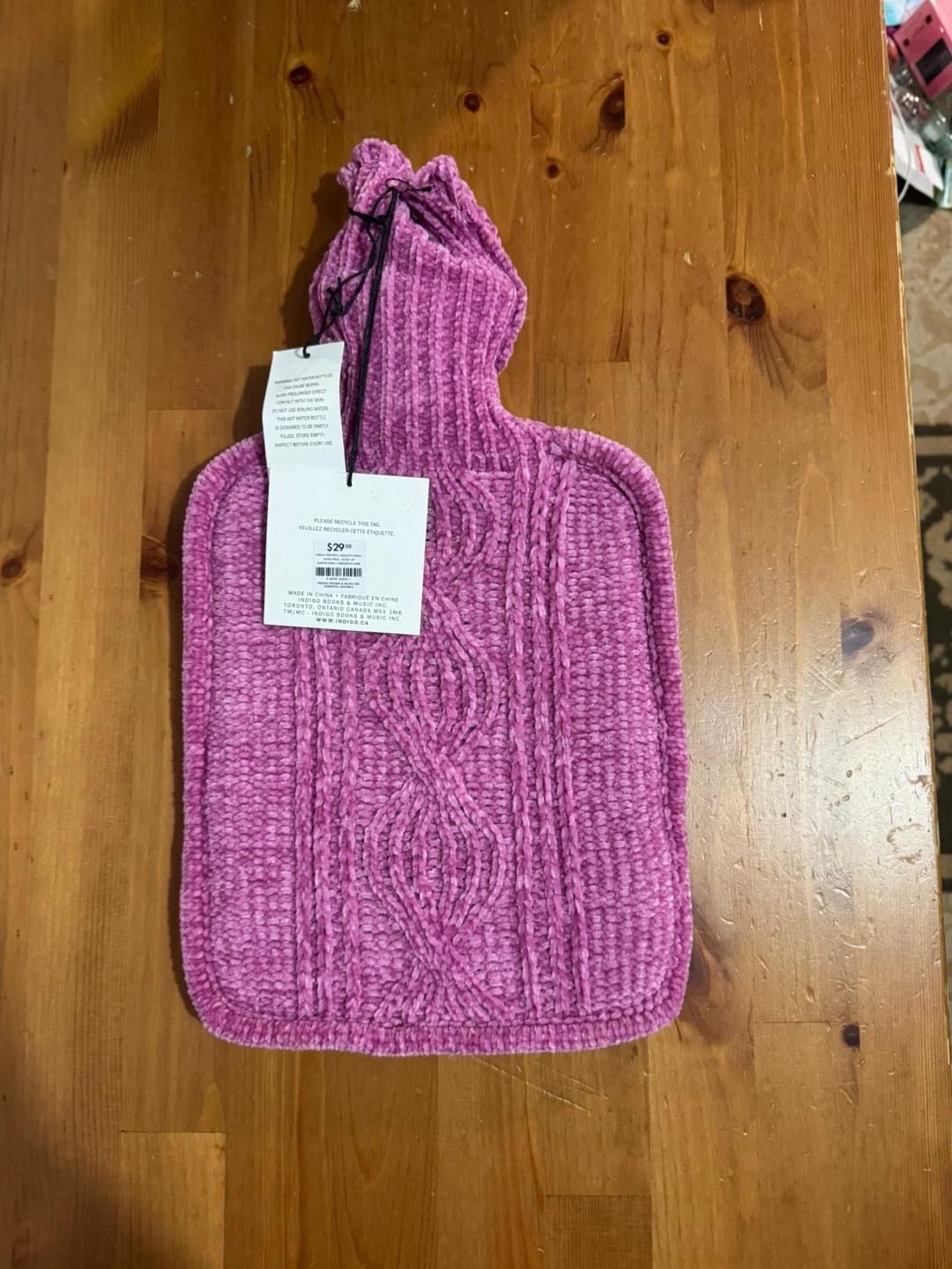 Love & Lore Cable Knit Hot Water Bottle - photo 2