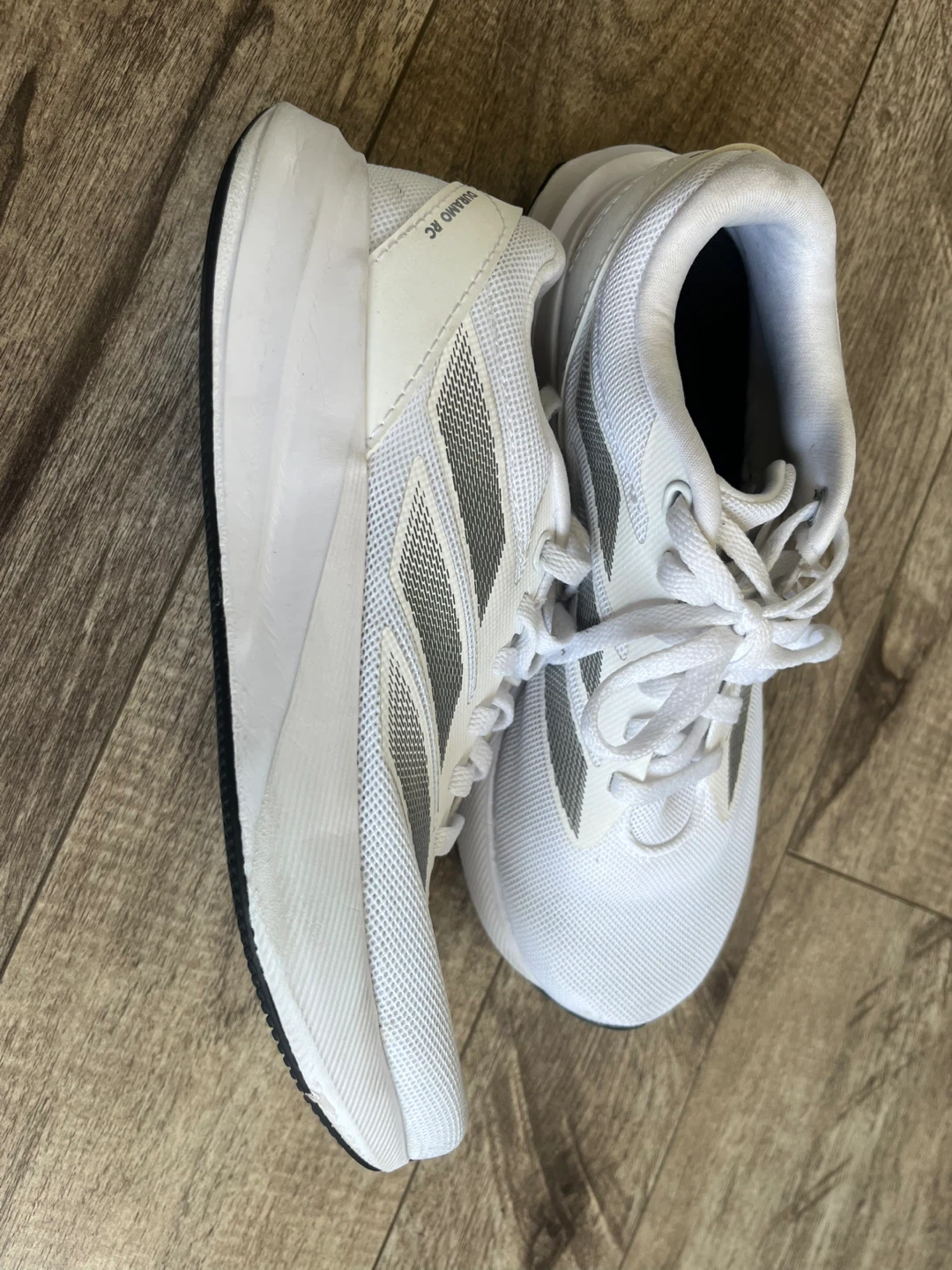 Adidas White Running Shoes - Size 6 US - photo 2