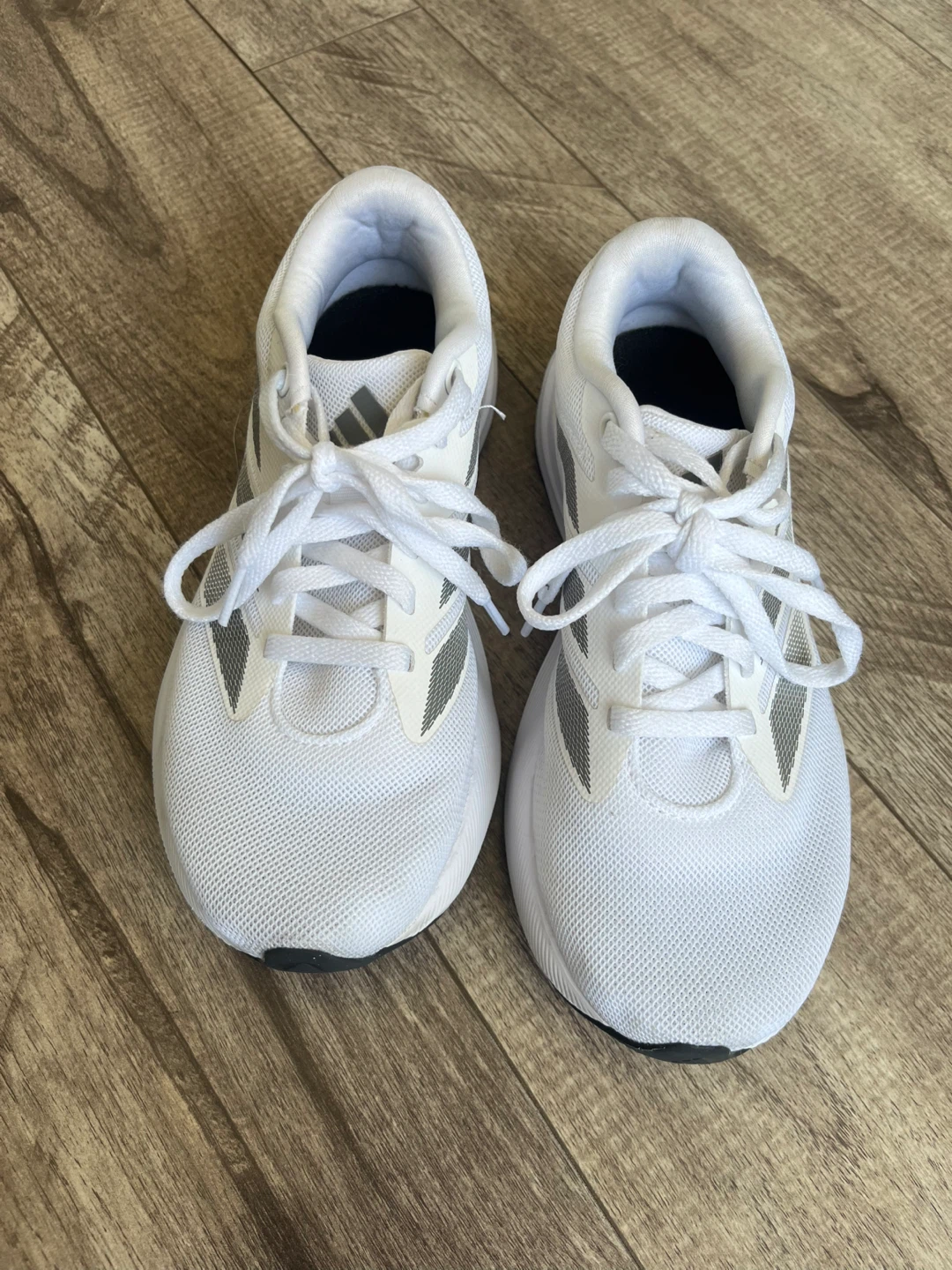 Adidas White Running Shoes - Size 6 US