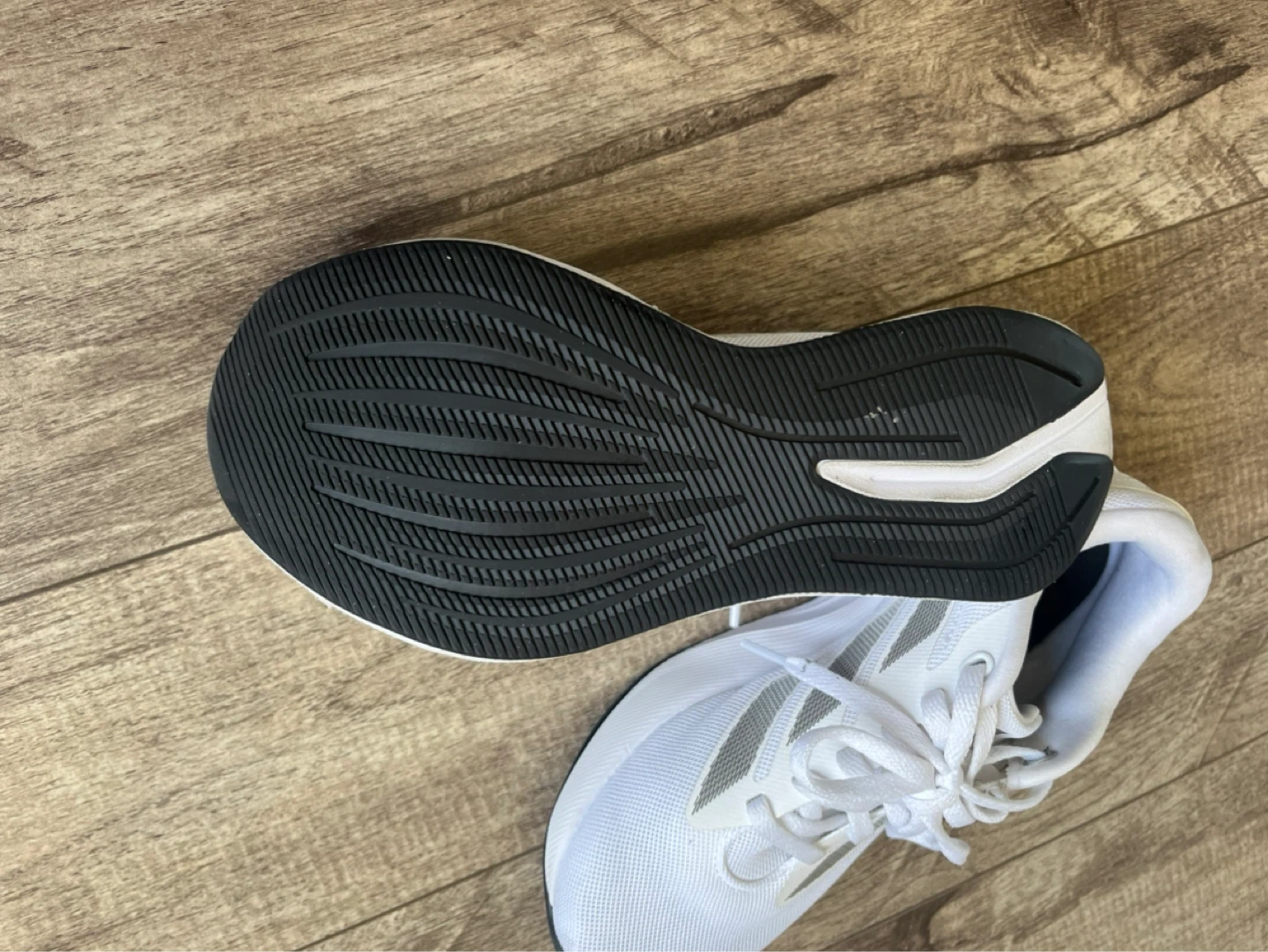 Adidas White Running Shoes - Size 6 US - photo 3