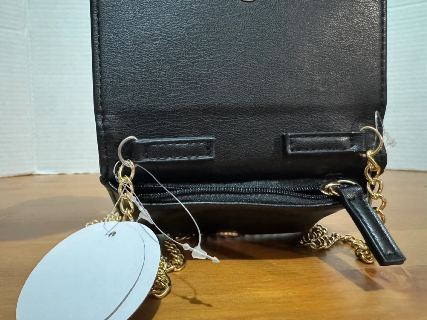 black vegan leather clutch wallet - photo 3