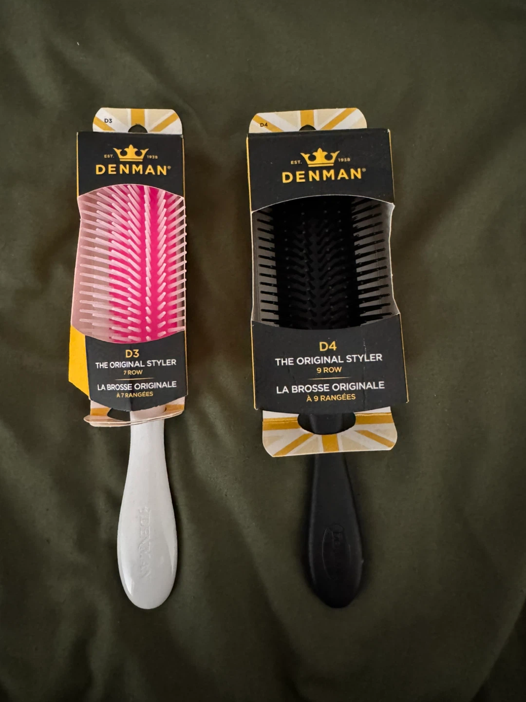 Brand New Denman Brushes – Set of 2