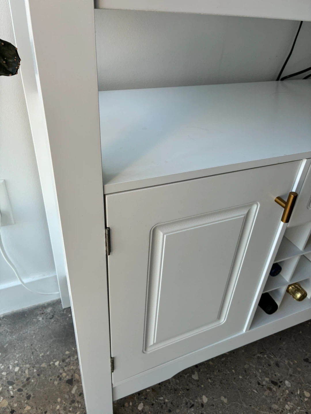 White Sideboard with Wine Rack - photo 3