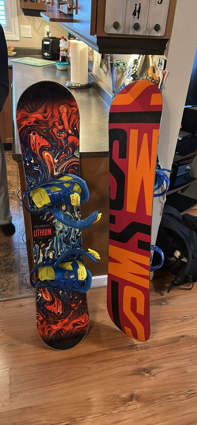Sims Lithium Snowboard with Burton Bindings - photo 3
