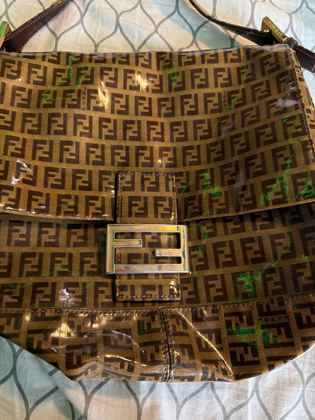 Fendi Zucca Pattern Shoulder Bag - photo 4
