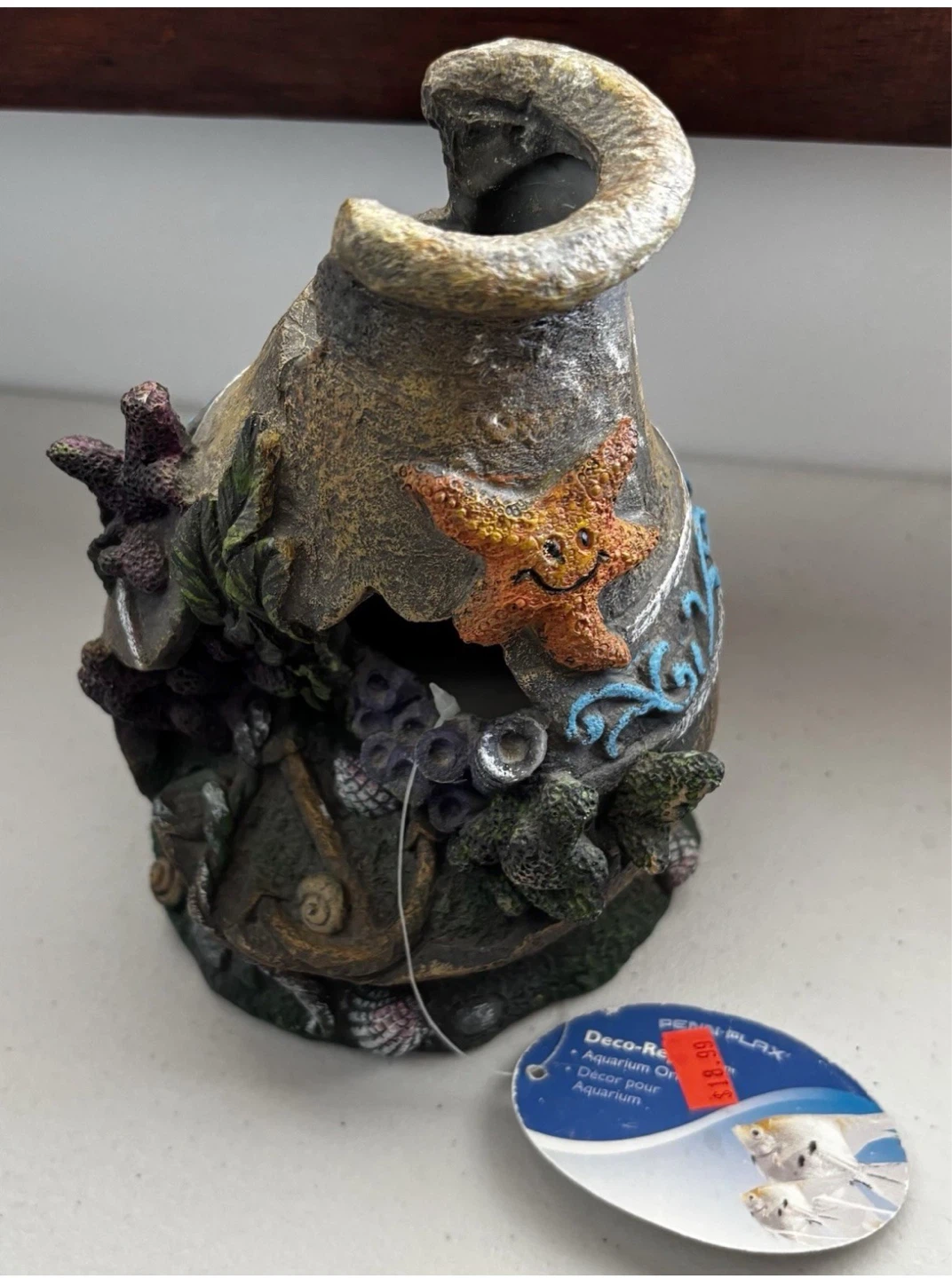 Penn-Plax Under Sea Urn Small Aquarium Decoration