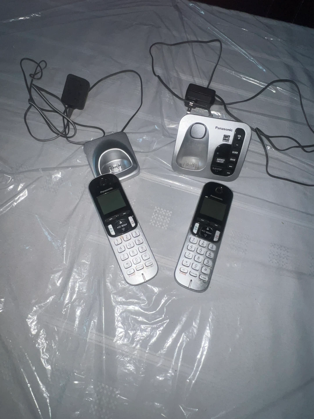 Panasonic Cordless Phone with Two Handsets - photo 2