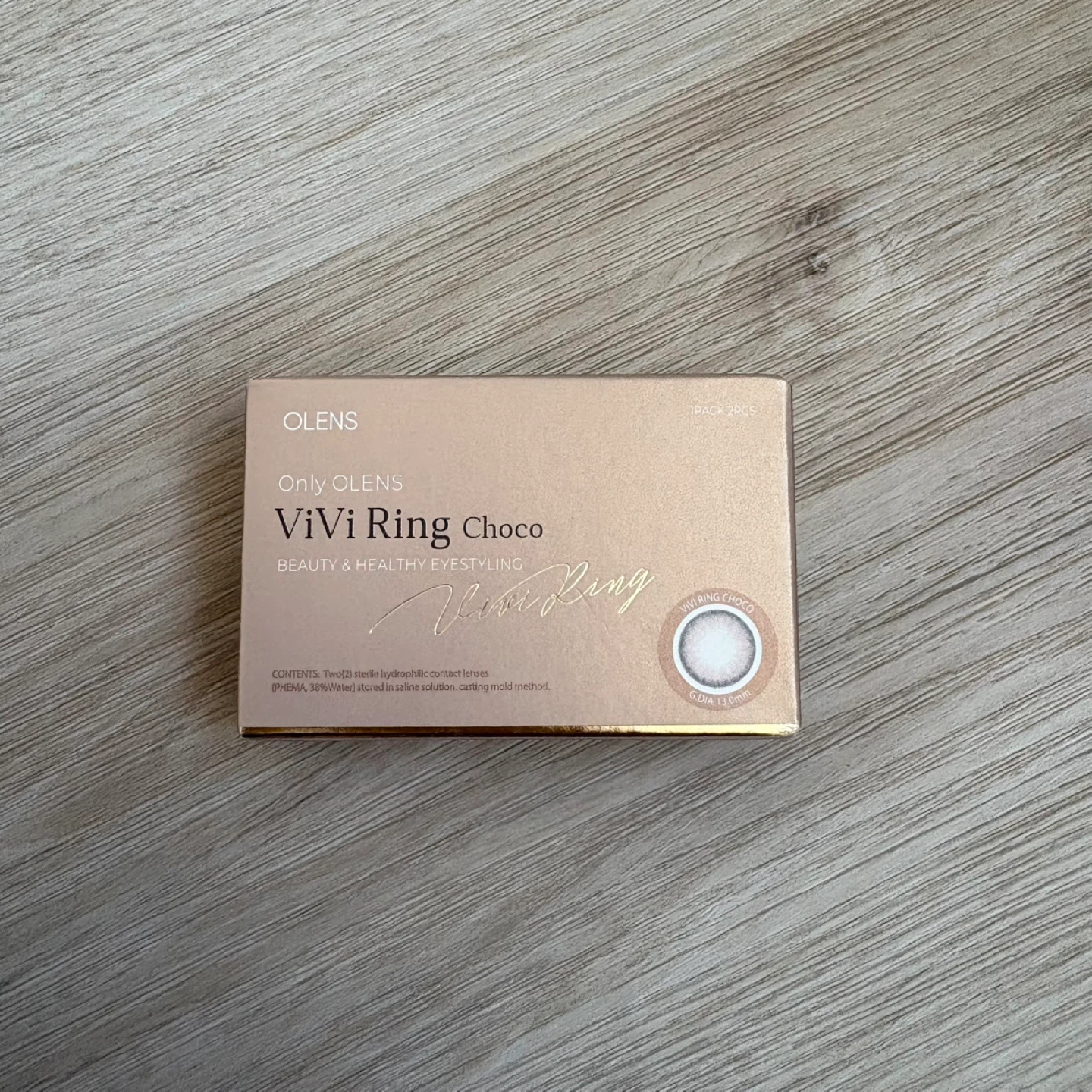 BRAND NEW MONTHLY - OLENS ViVi Ring Choco Contact Lenses