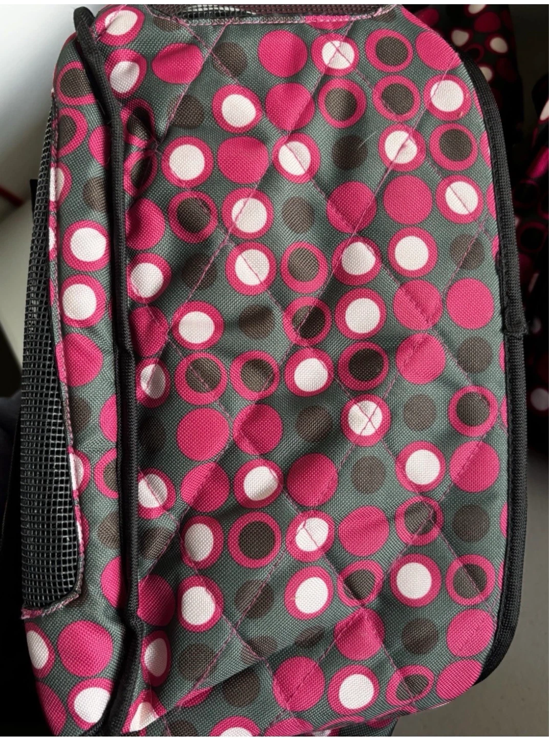 Outward Hound Courier Style Pet Carrier - Pink Dot - photo 3