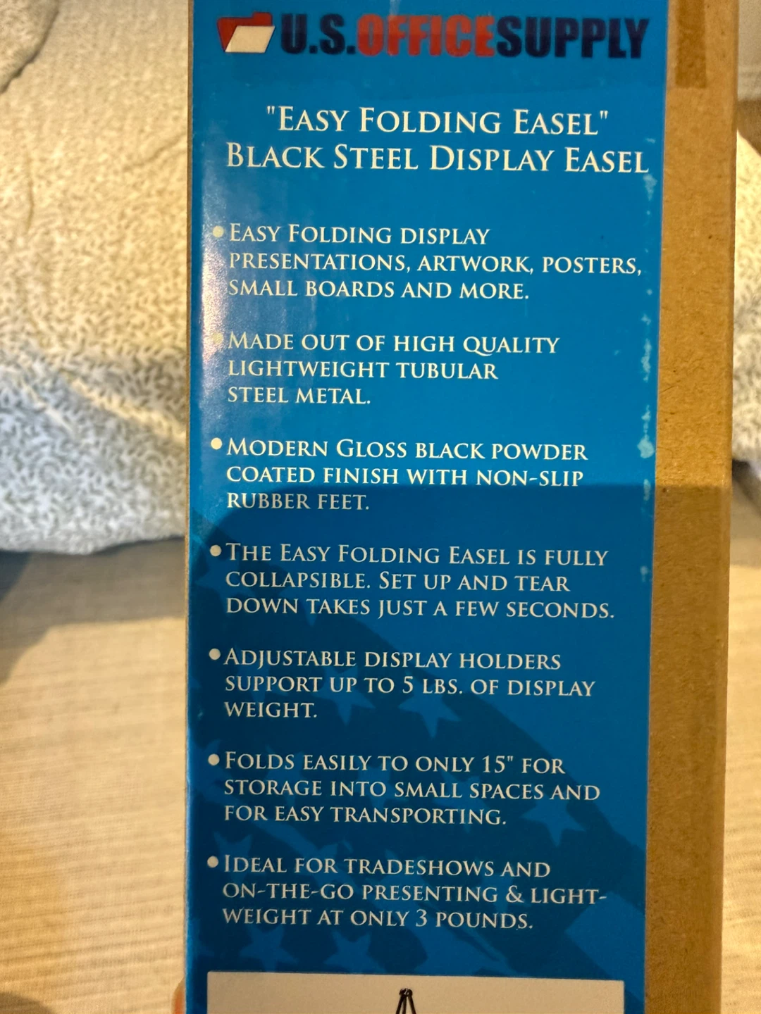 U.S. Office Supply Black Steel Folding Display Easel - photo 2