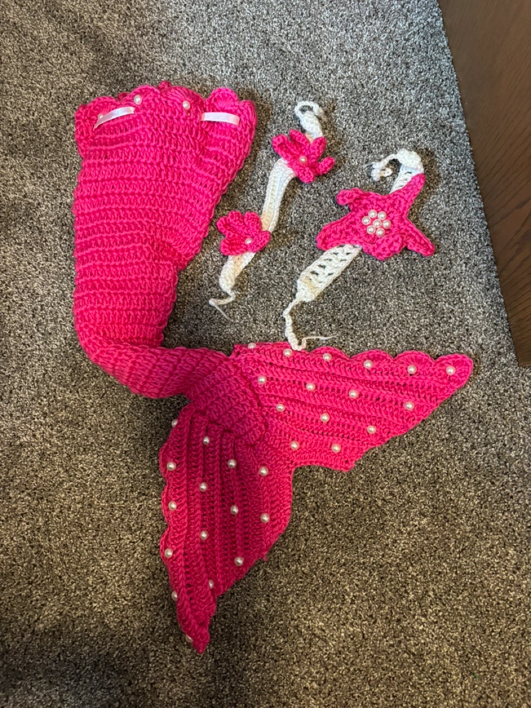 Crocheted Baby Photo Prop Outfits