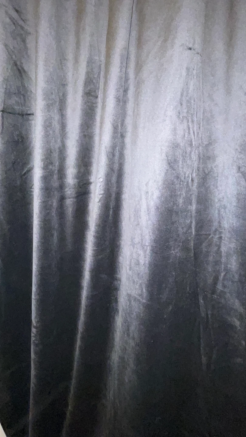 Two Black Velvet Curtains - photo 2