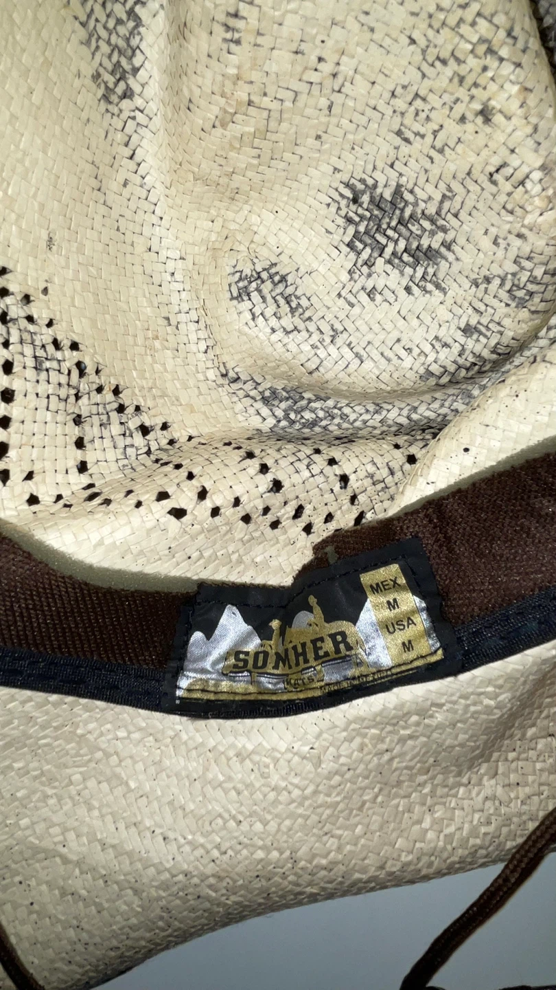Sonher Straw Cowboy Hat - Size M - photo 3