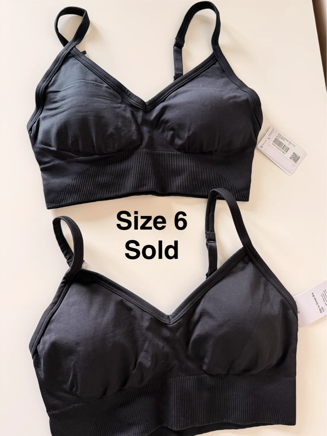 Lululemon Ebb to Street Bra C/D Black