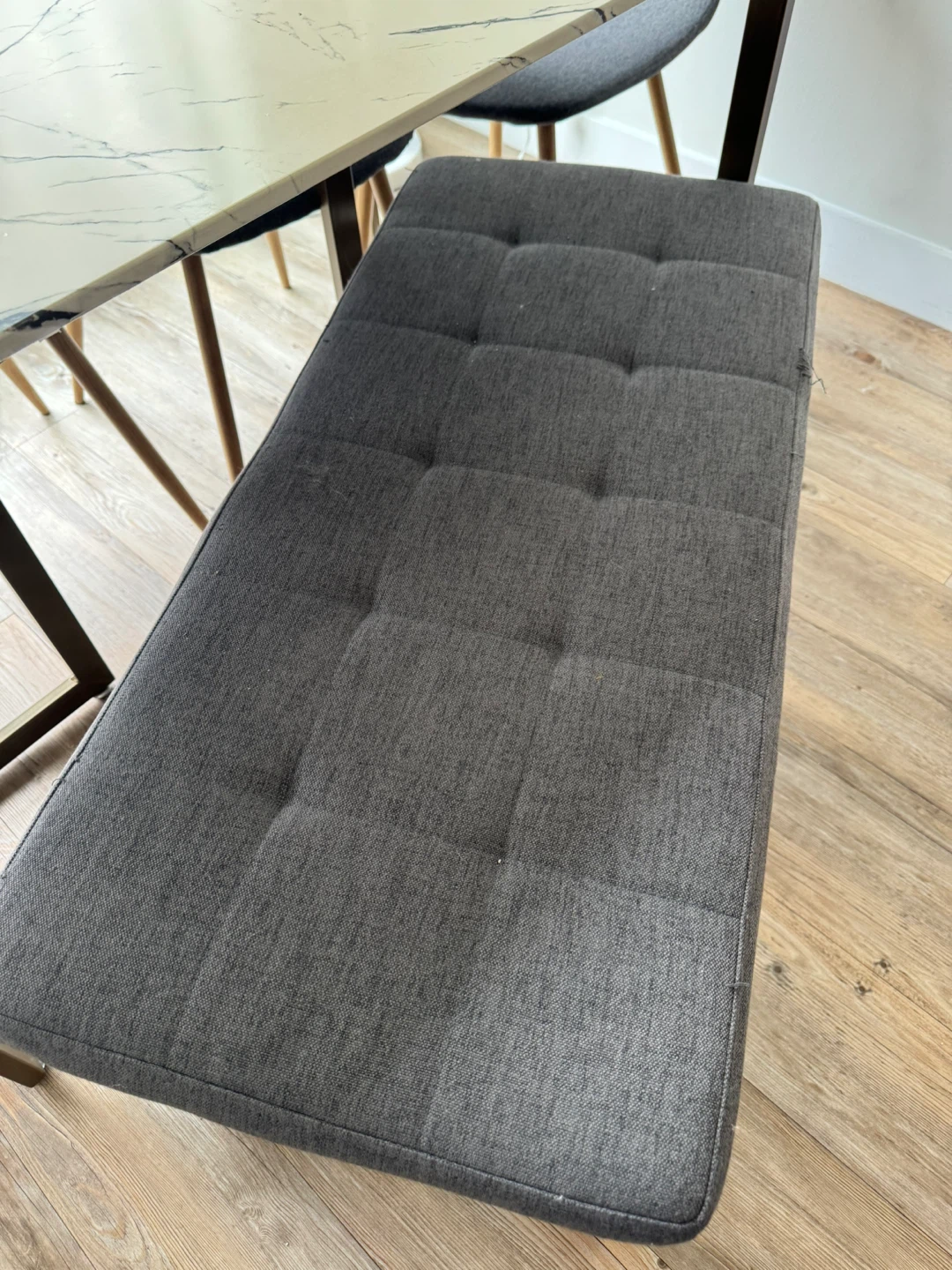 Dining set - 4 chairs, 1 bench, and a dining table. - photo 4