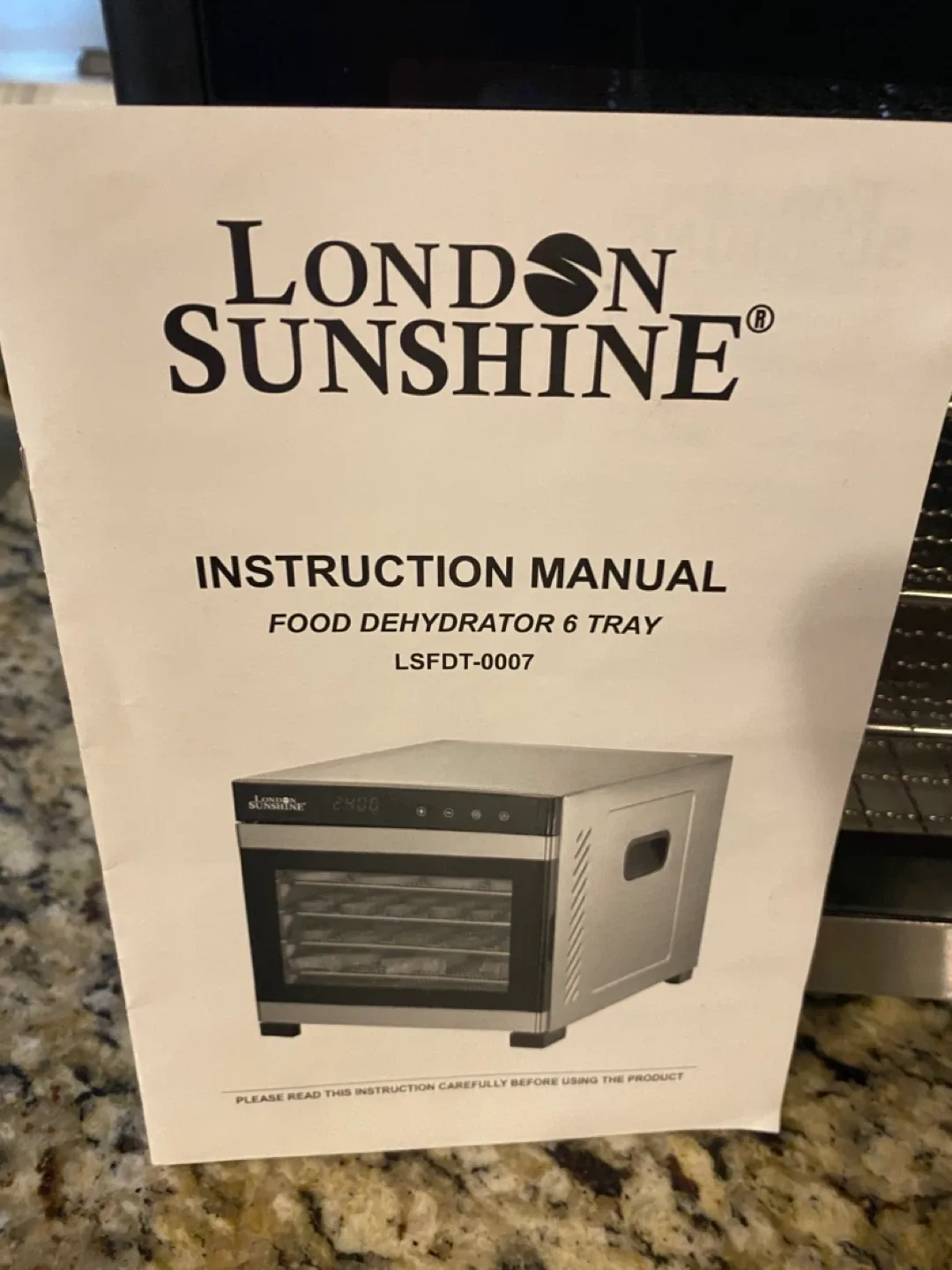 London Sunshine 6-Tray Food Dehydrator - photo 2