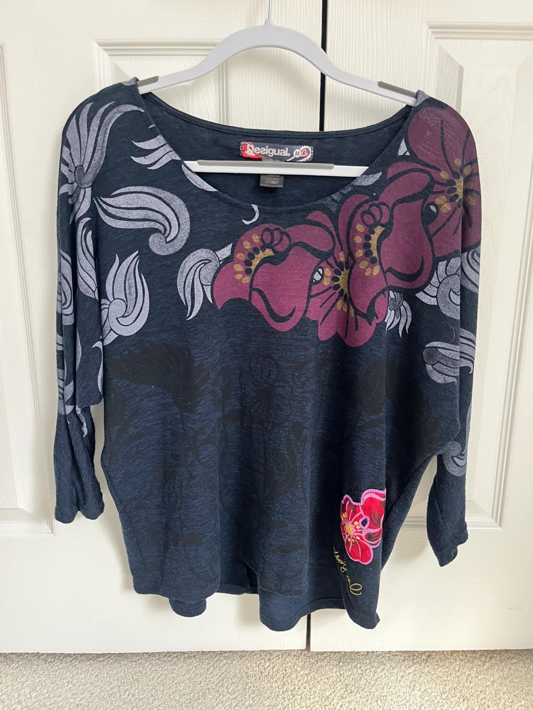 Desigual “Different is Beautiful” knit top