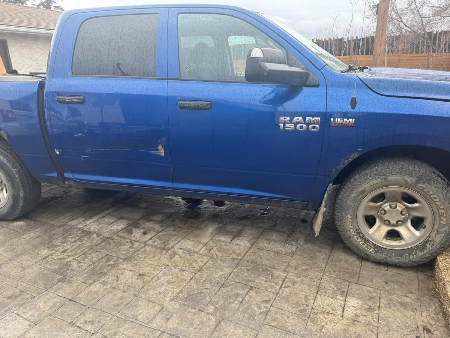 Blue Dodge Ram 1500 Pickup Truck - photo 3