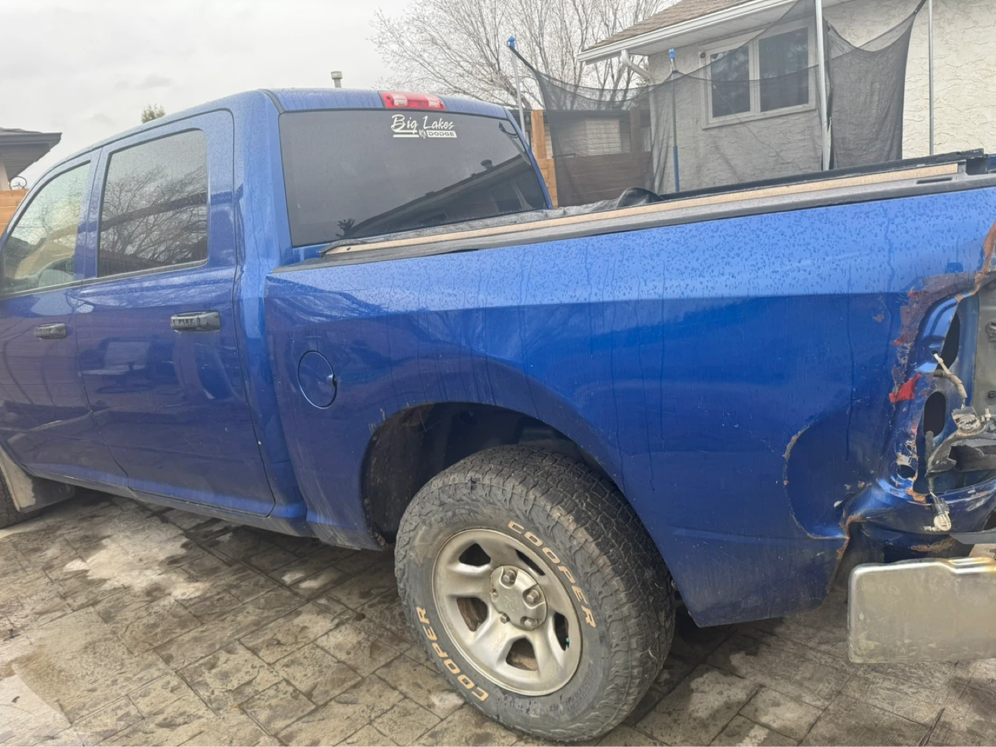 Blue Dodge Ram 1500 Pickup Truck - photo 4