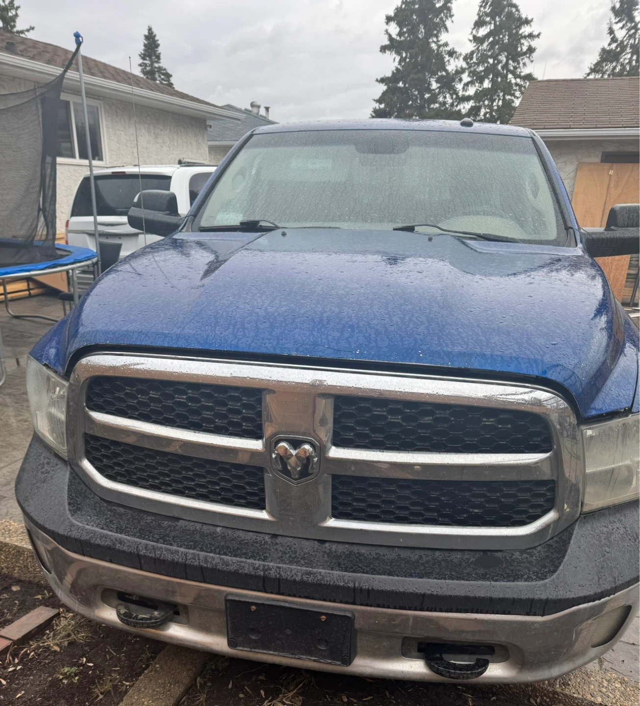 Blue Dodge Ram 1500 Pickup Truck