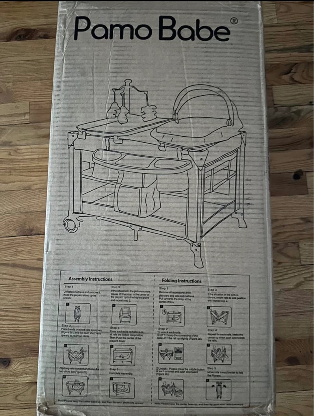 Pamo Babe Playard with Changing Station and Bassinet - photo 2