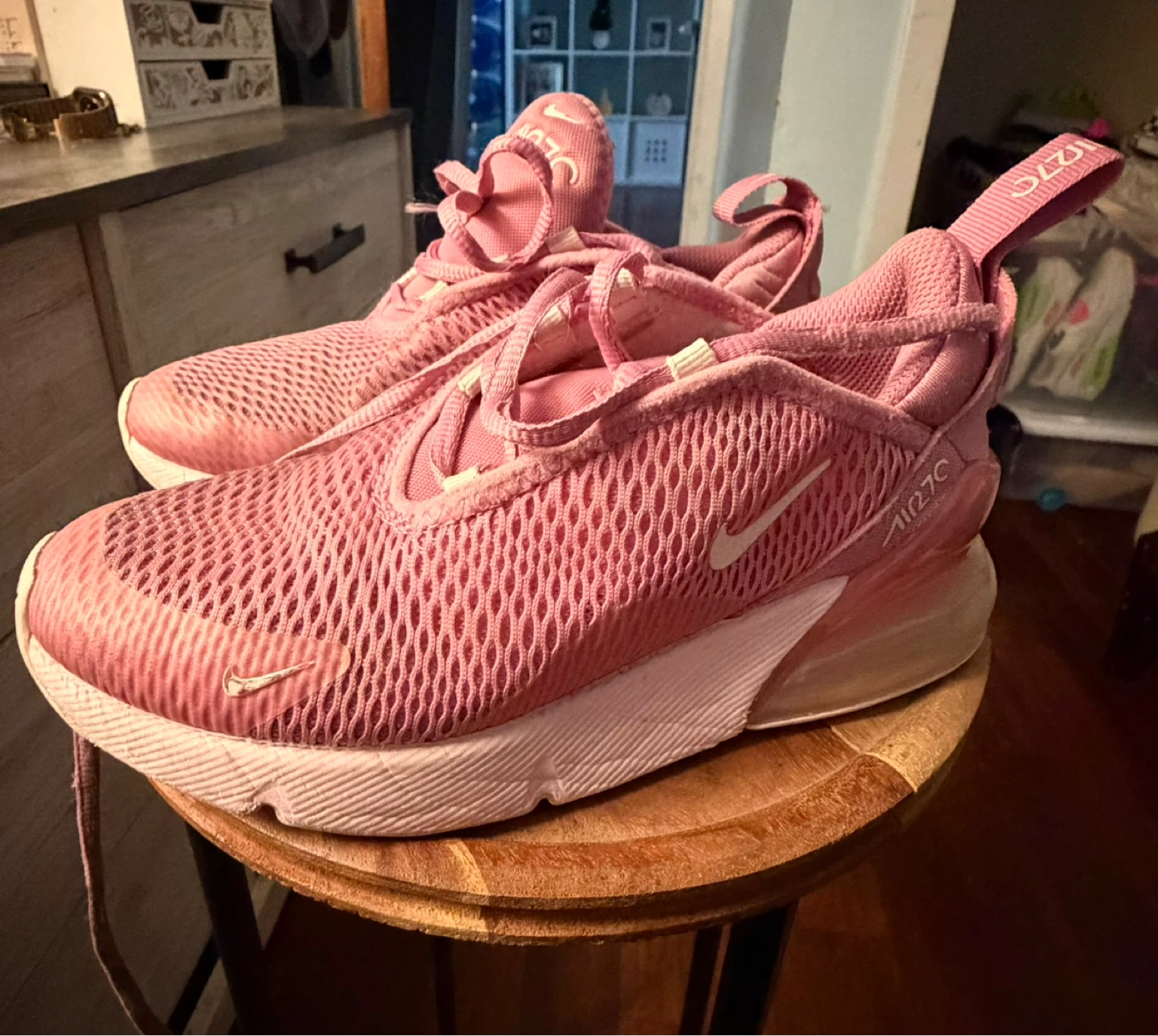 Nike Air Max 270 Pink Athletic Shoes - photo 3