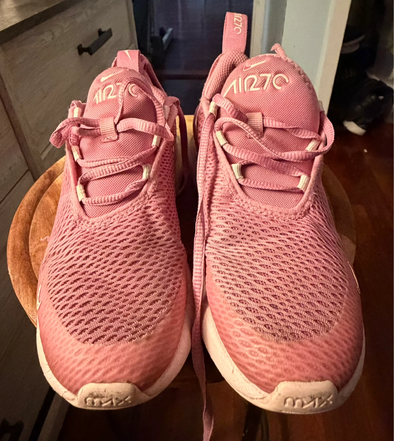 Nike Air Max 270 Pink Athletic Shoes - photo 2
