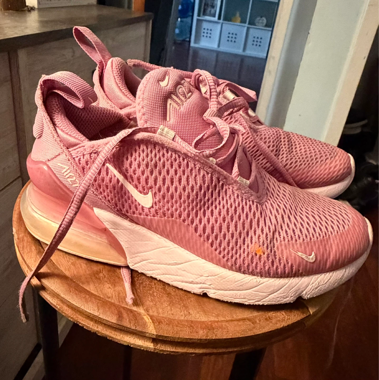 Nike Air Max 270 Pink Athletic Shoes
