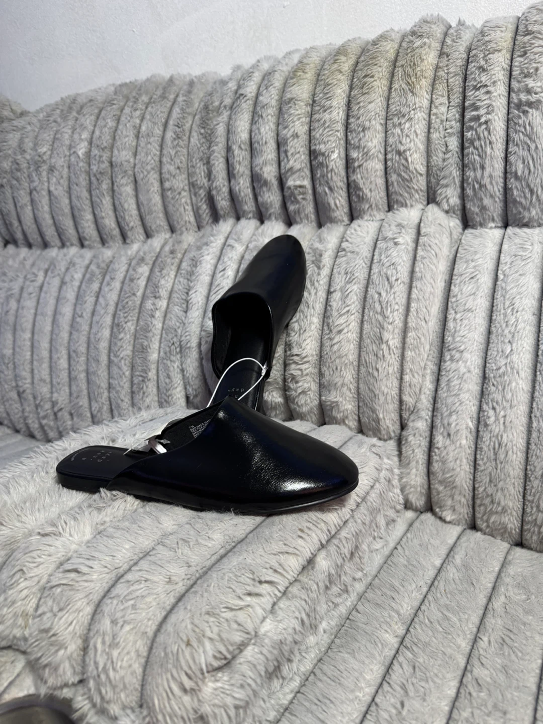 A New Day Black Memory Foam Mules Size 7.5 - photo 3