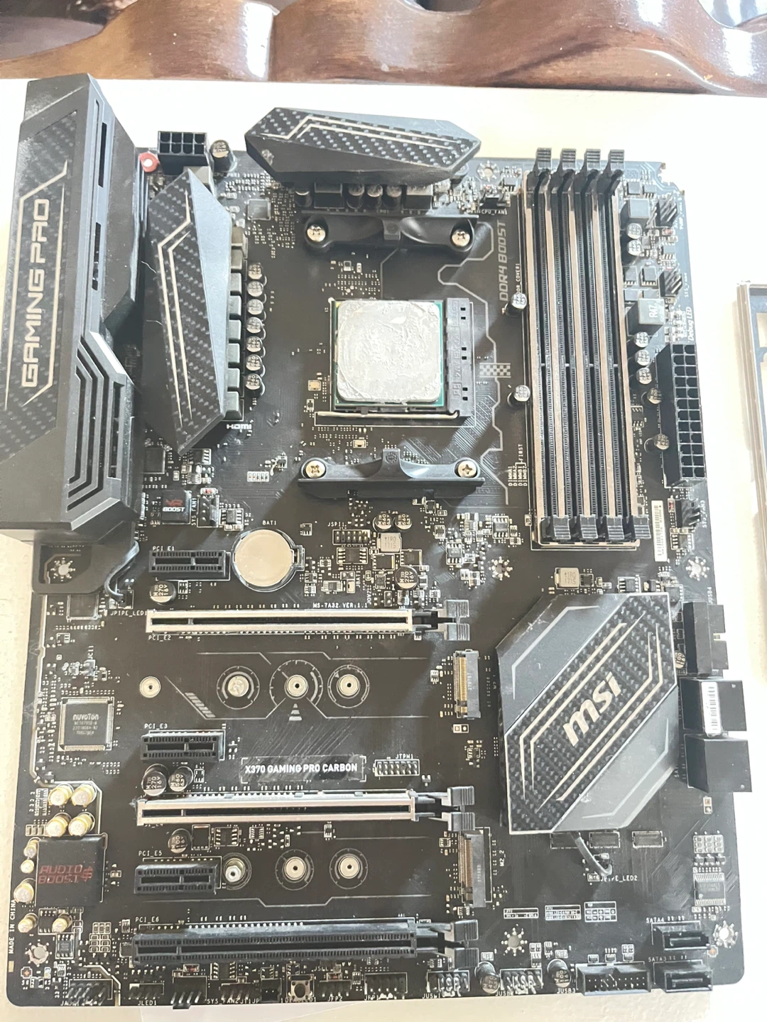 MSI X370 Gaming Pro Carbon Motherboard - photo 3